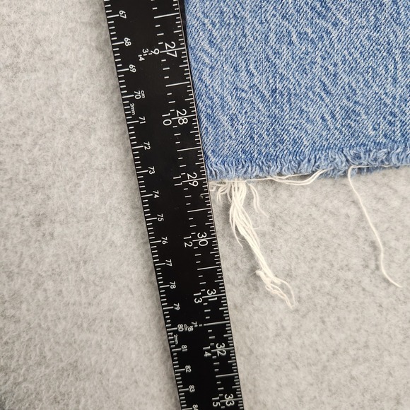 Abercrombie & Fitch Jeans Women 30/10 Blue Curve Love Loose High Rise Distressed - Picture 6 of 8